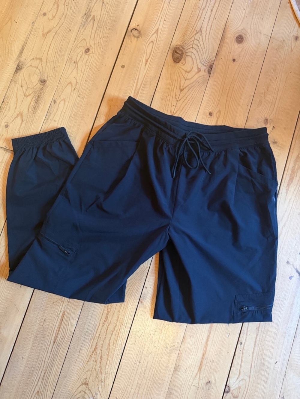 Apana Black Track Jogger Pants Medium